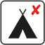 Camping not allowed