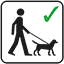 Dogs allowed on lead