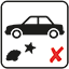 No vehicle access to beach