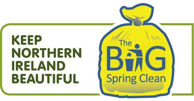 Time for the big spring clean! Logo for the Keep Northern Ireland beautiful Big Spring clean campaign