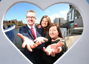 David Meade, Gillian Shields and Nicola Murray